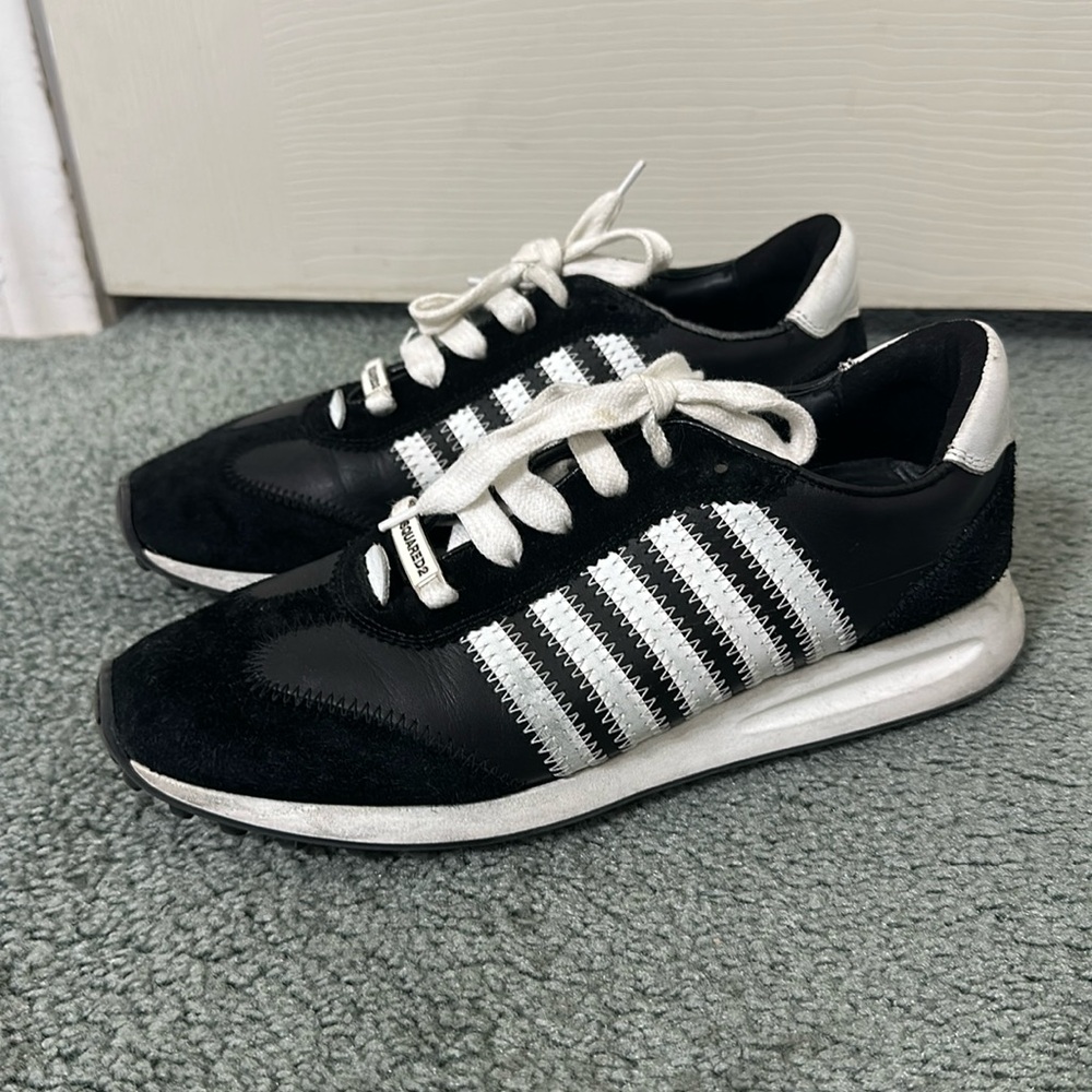 DSQUARED2 New Runner Hiking Sneakers 5 stripe men’s size 40